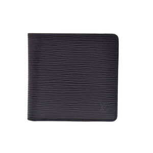 Louis Vuitton Epi Porte Bie Carte Monet Black Leather Bifold Wallet